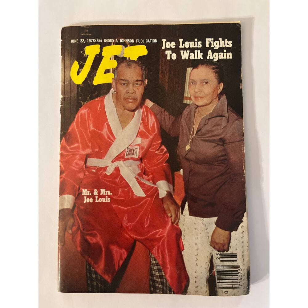 Vintage 1973 JET Magazines - Boxer Joe Louis And Wife Martha
